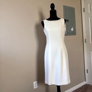 Tahiti sheath white dress